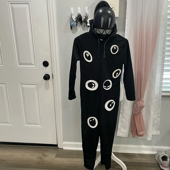 Spirit Fortnite Grimey Kids Costume - Black and Blue - Picture 4 of 6